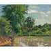 Reproduktion des Gemäldes Enten auf dem Teich von Montfoucault - Camille Pissarro