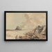 Insel Sainte und Schloss Northumberland - Kapitän Francis Grose — gerahmtes Bild an der Wand