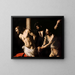 Christus an der Säule - Caravaggio — gerahmtes Bild an der Wand