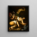 Kreuzigung des heiligen Petrus - Caravaggio — gerahmtes Bild an der Wand