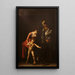 Die Jungfrau mit Kind mit heiliger Anna - Caravaggio — gerahmtes Bild an der Wand
