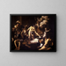 Der Märtyrertod des heiligen Matthäus - Caravaggio — gerahmtes Bild an der Wand