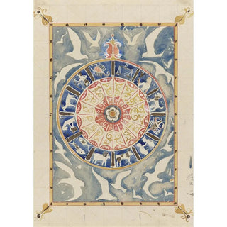 Carel Adolph Lion Cachet - Cirkel met tekens van de dierenriem.webp