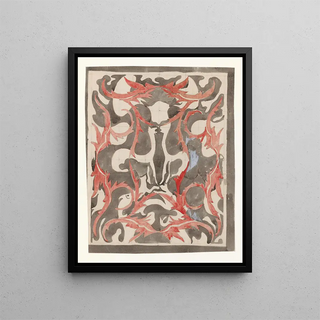 Carel Adolph Lion Cachet - Decoratief ontwerp met diermotieven.webp