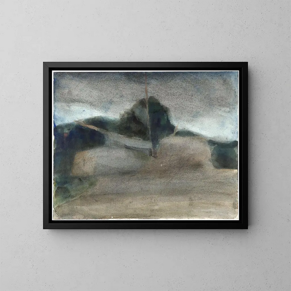 Landschaft - Carel Adolph Lion Cachet — gerahmtes Bild an der Wand