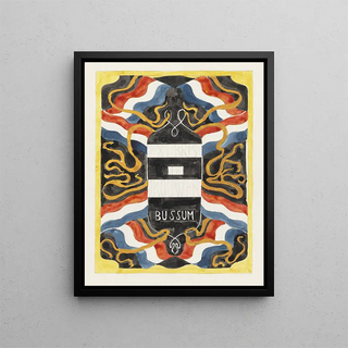 Carel Adolph Lion Cachet - Ontwerp voor ex libris van ingenieur J Kouwer te Bussum.webp