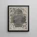 Ornamentmotive mit Firmennamen - Carel Adolph Lion Cachet — gerahmtes Bild an der Wand