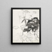 Studie der Pflanzen - Carel Adolph Lion Cachet — gerahmtes Bild an der Wand