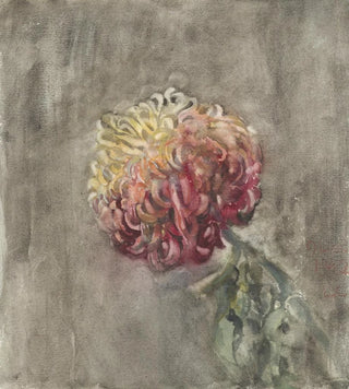 Carel Adolph Lion Cachet - Rode chrysant.webp