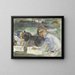 Zwei Kinder zeichnend - Carel Adolph Lion Cachet — gerahmtes Bild an der Wand
