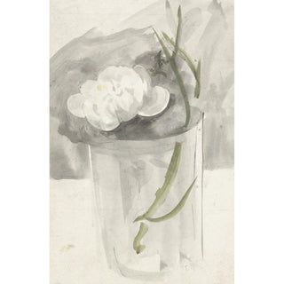 Carel Adolph Lion Cachet - Witte bloem in een glas.webp