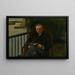 Portrait eines Mannes, der liest - Carel Eliza van der Sande Lacoste — gerahmtes Bild an der Wand