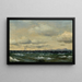 Himmel und Meer - Carl Baage — gerahmtes Bild an der Wand