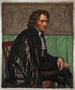 Portrait de Thorvaldsen en costume de l'Académie de San Luca - Carl Balsgaard — Ansicht des Kunstwerks