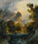 Italienisches Landschaftsgemälde - Carl Blechen — Ansicht des Kunstwerks