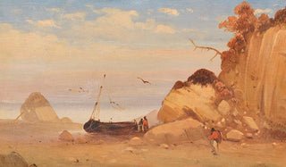 Carl Blechen - Zugeschrieben Fischer am Ostseestrand.webp