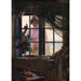 Reproduktion des Gemäldes Nach dem Bad, ein junges Mädchen, das an das Fenster des Fischers klopft - Carl Bloch