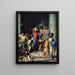 Jagen die Geldwechsler - Carl Bloch — gerahmtes Bild an der Wand