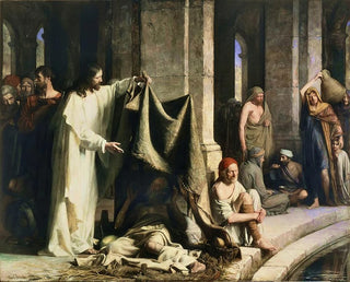 Der Christus, der am Teich Bethesda heilt - Carl Bloch — Ansicht des Kunstwerks