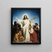 Der Christus der Trostspender - Carl Bloch — gerahmtes Bild an der Wand