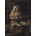 Reproduktion des Gemäldes Eine Frau, die Fisch verkauft - Carl Bloch