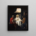 Abendmahl in Emmaus - Carl Bloch — gerahmtes Bild an der Wand