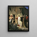 Die Auferstehung Lazars - Carl Bloch — gerahmtes Bild an der Wand