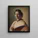 L'épouse de l'artiste, Mme Alma Bloch née Trepka - Carl Bloch — gerahmtes Bild an der Wand
