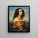 Portrait der Gräfin von Monts - Carl Ferdinand Sohn — gerahmtes Bild an der Wand