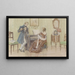 Musique de chambre - Carl Fischer Kystrand — gerahmtes Bild an der Wand