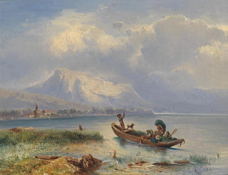 Carl Franz Emanuel Haunold - Heimkehr nach der Heuernte.webp