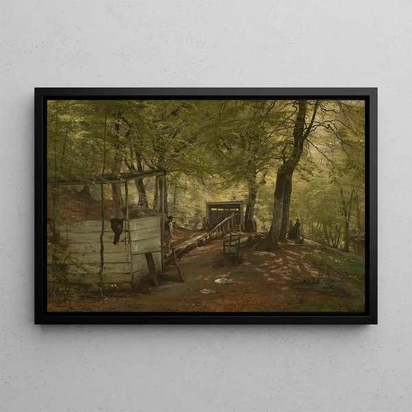 Carl Frederik Aagaard - Skittlealley in Saeby Forest Spring Morning.webp