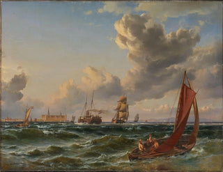 Carl Frederik Srensen - Parti fra resund med Kronborg.webp