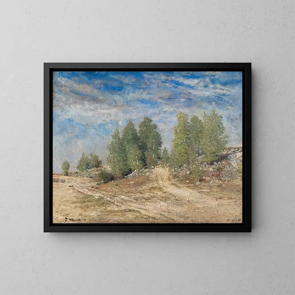 Pente de gravier - Carl Fredrik Hill — gerahmtes Bild an der Wand
