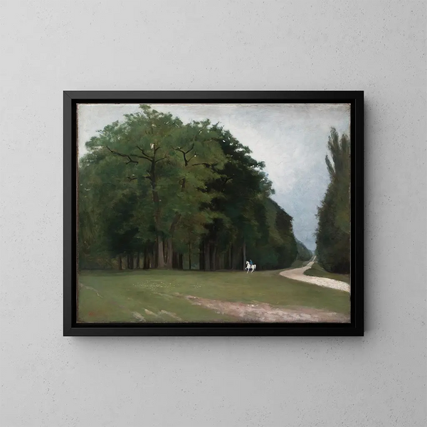 Route de Paris II - Carl Fredrik Hill — gerahmtes Bild an der Wand