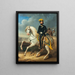 Charles XV, König von Schweden und Norwegen (1860-1872) - Carl Fredrik Kirboe — gerahmtes Bild an der Wand
