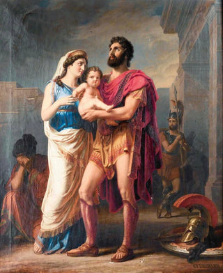 Carl Friedrich Deckler - The farewell Of Hector To Andromaque And Astyanax.webp