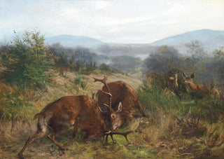 Carl Friedrich Deiker - Die Rivalen.webp