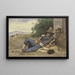 Savoyarde allongée au sol - Carl Friedrich Heinrich Werner — gerahmtes Bild an der Wand