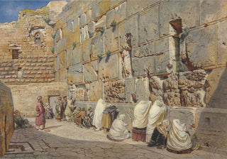 Carl Friedrich Heinrich Werner - The Wailing Wall Jerusalem.webp
