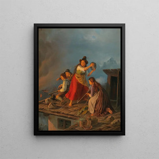 Carl Friedrich Moritz Mller - A Scene From The Tyrolean Rebellion.webp