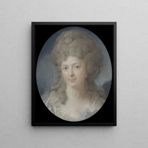 Mme Ann Katarina Hedenberg née Levin - Carl Gustaf Pilo — gerahmtes Bild an der Wand
