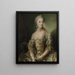 Sofia Magdalena Königin von Schweden - Carl Gustaf Pilo — gerahmtes Bild an der Wand