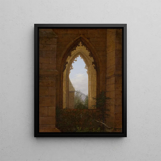 Carl Gustav Carus - Gothic Windows in the Ruins of the Monastery at Oybin.webp