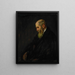 Der alte Mann - Carl Gustav Waldeck — gerahmtes Bild an der Wand