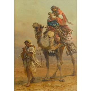 Carl Haag - A family of wandering Arabs.webp