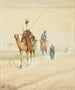 Reisende Araber auf einer ägyptischen Straße - Carl Haag — Ansicht des Kunstwerks