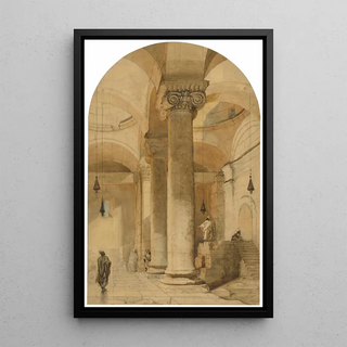 Carl Haag - Interior of the Golden Gateway in the Temple area of Jerusalem.webp