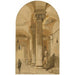 Reproduktion des Gemäldes Innenansicht der Goldenen Pforte im Tempel von Jerusalem - Carl Haag