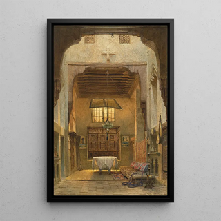 Carl Haag - The artists studio in Cairo.webp